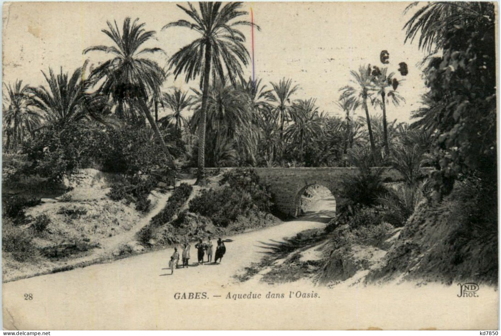 Gabes - Aqueduc Dans L Oasis - Tunesien