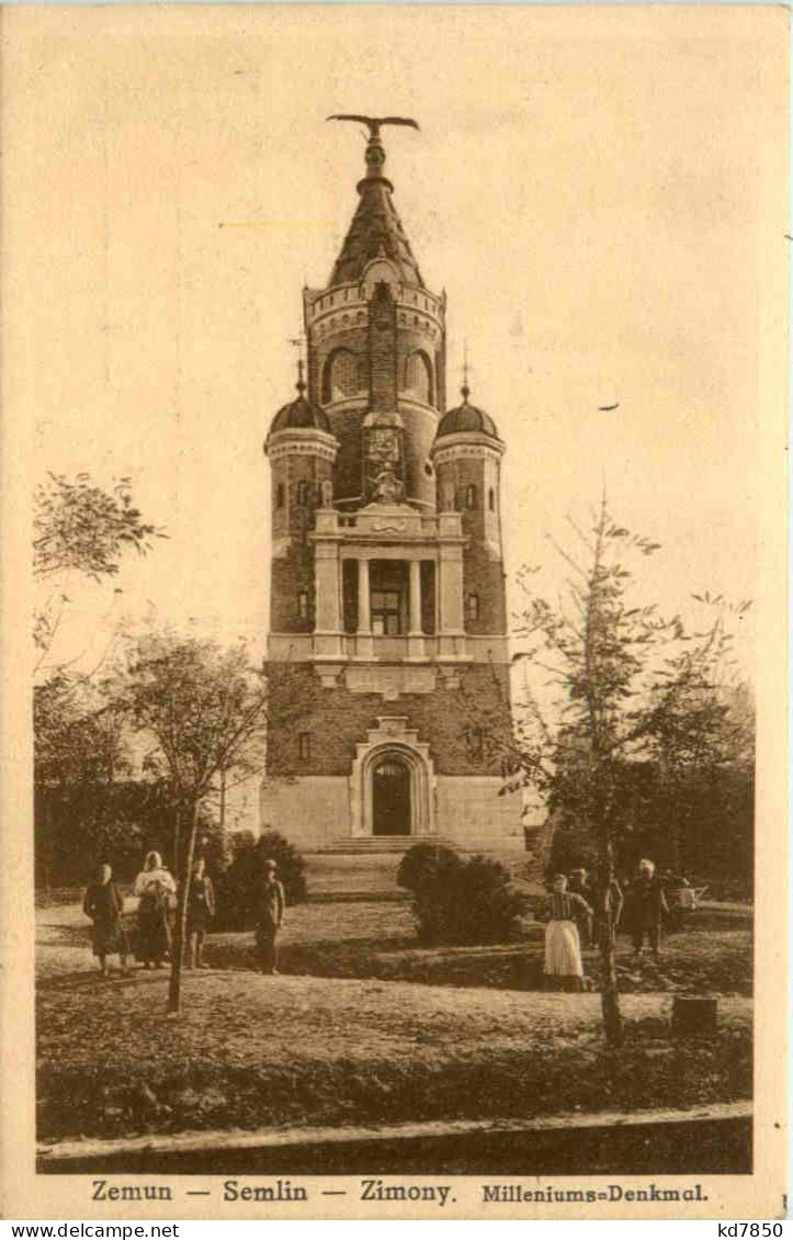 Zemun - Semlin - Zimony - Milleniums Denkmal - Serbie