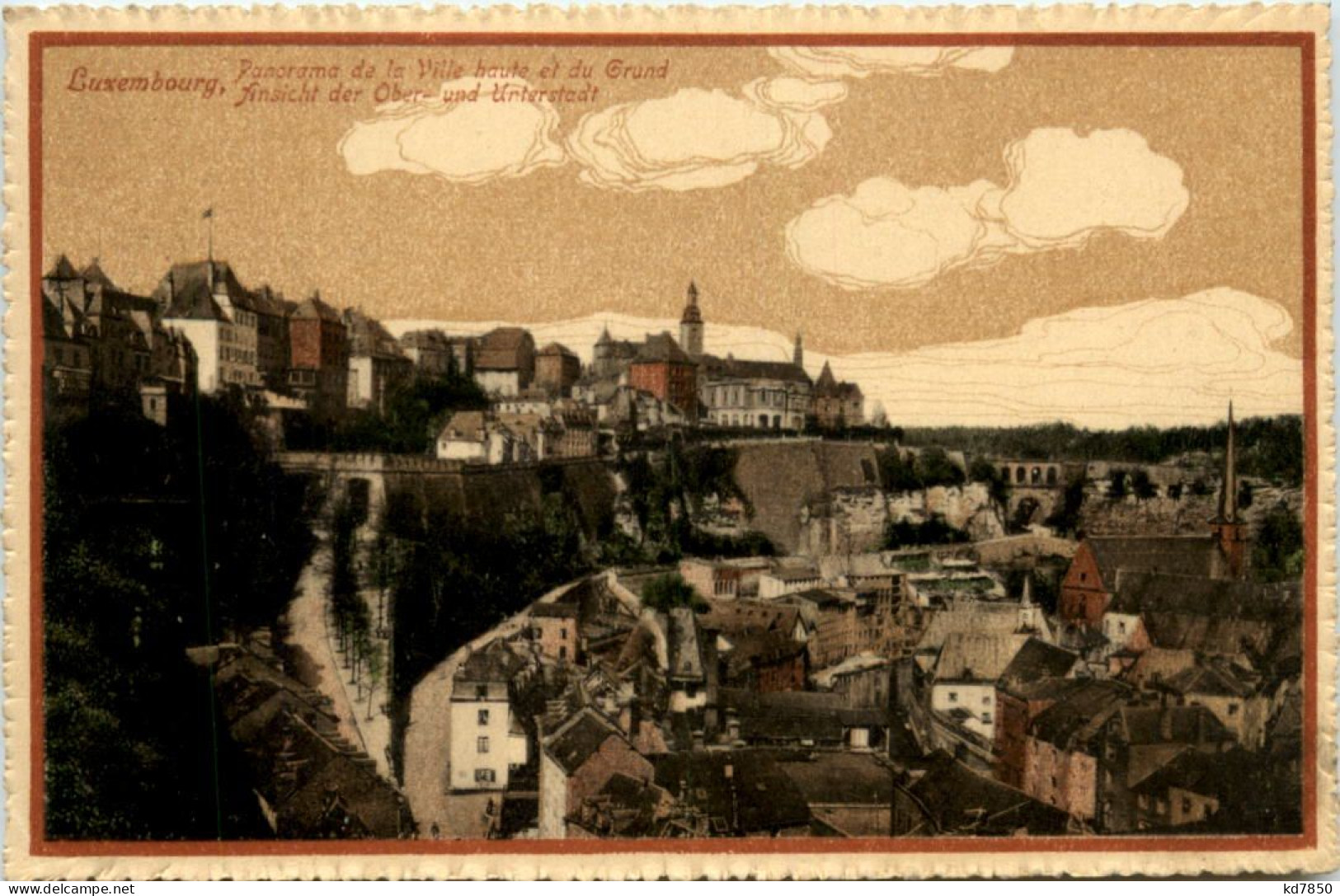 Luxembourg - Panorma - Luxemburg - Stad