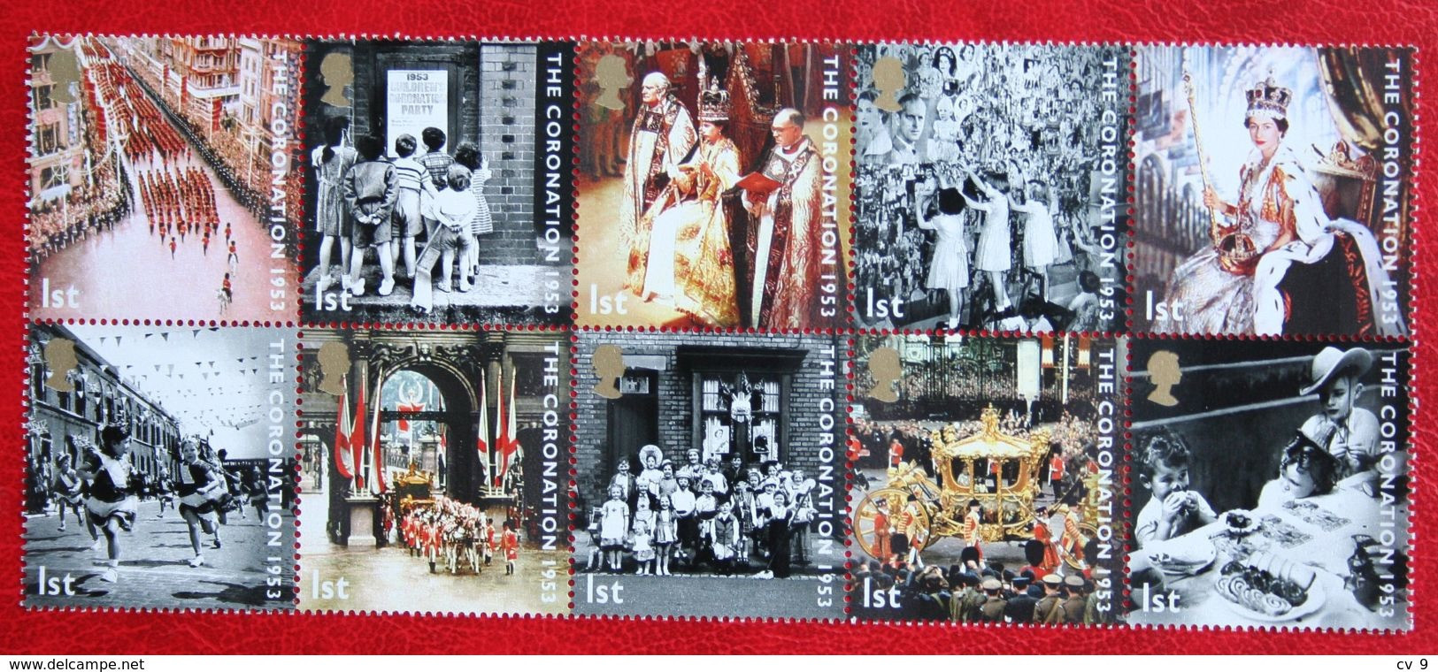 CORONATION 1953 (Mi 2121-2130) 2003 POSTFRIS MNH ** ENGLAND GRANDE-BRETAGNE GB GREAT BRITAIN - Nuevos