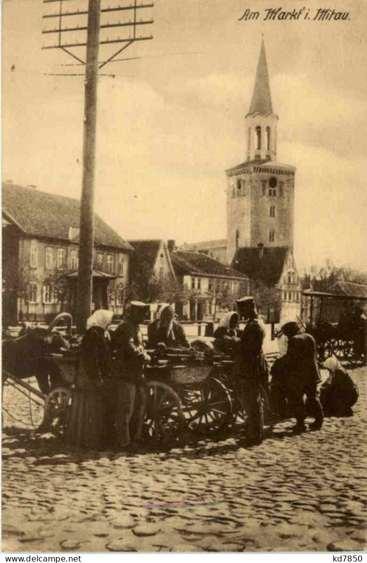 Am Markt In Mitau - Latvia