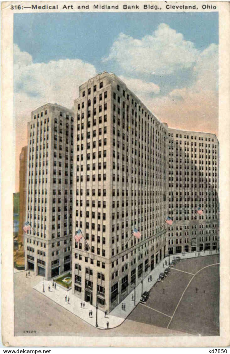 Cleveland - Medical Art Und Midland Bank - Cleveland