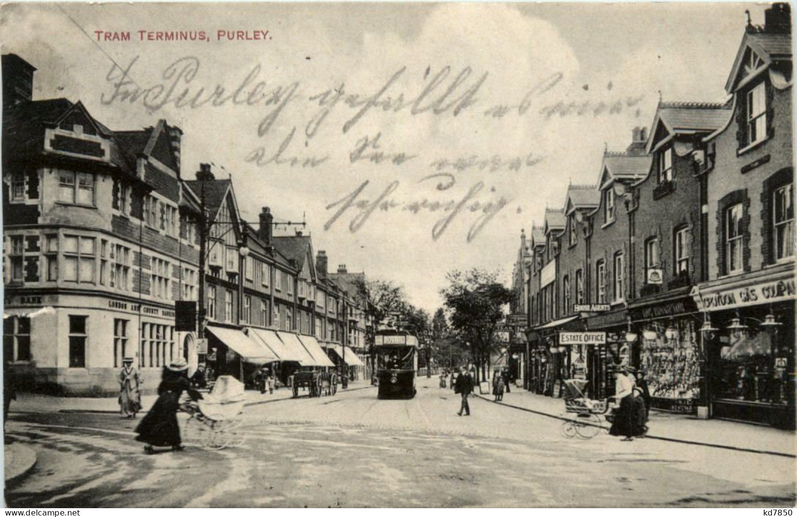 Purley - Tram Terminus - Londres – Suburbios