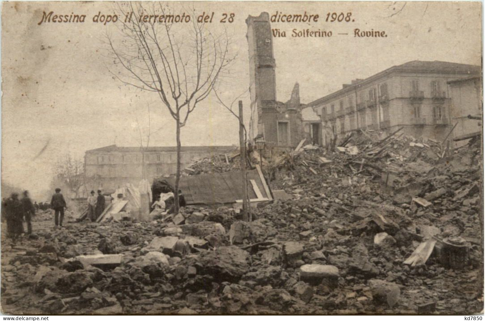 Messina Dopo Il Terremoto Del 1908 - Messina