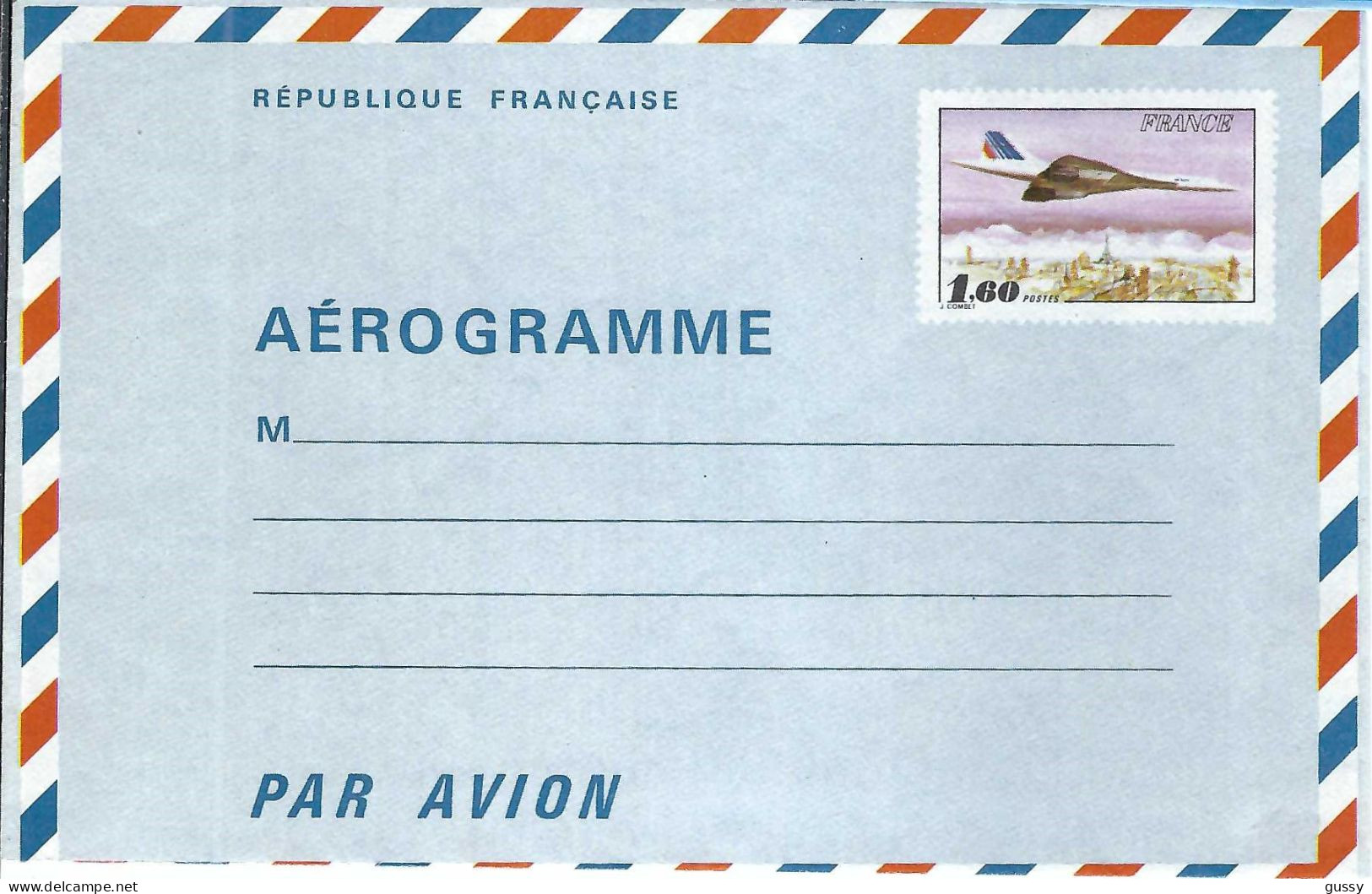 FRANCE Ca.1970: 3x Aérogrammes Entiers De 1,60F Neufs - 1960-.... Postfris