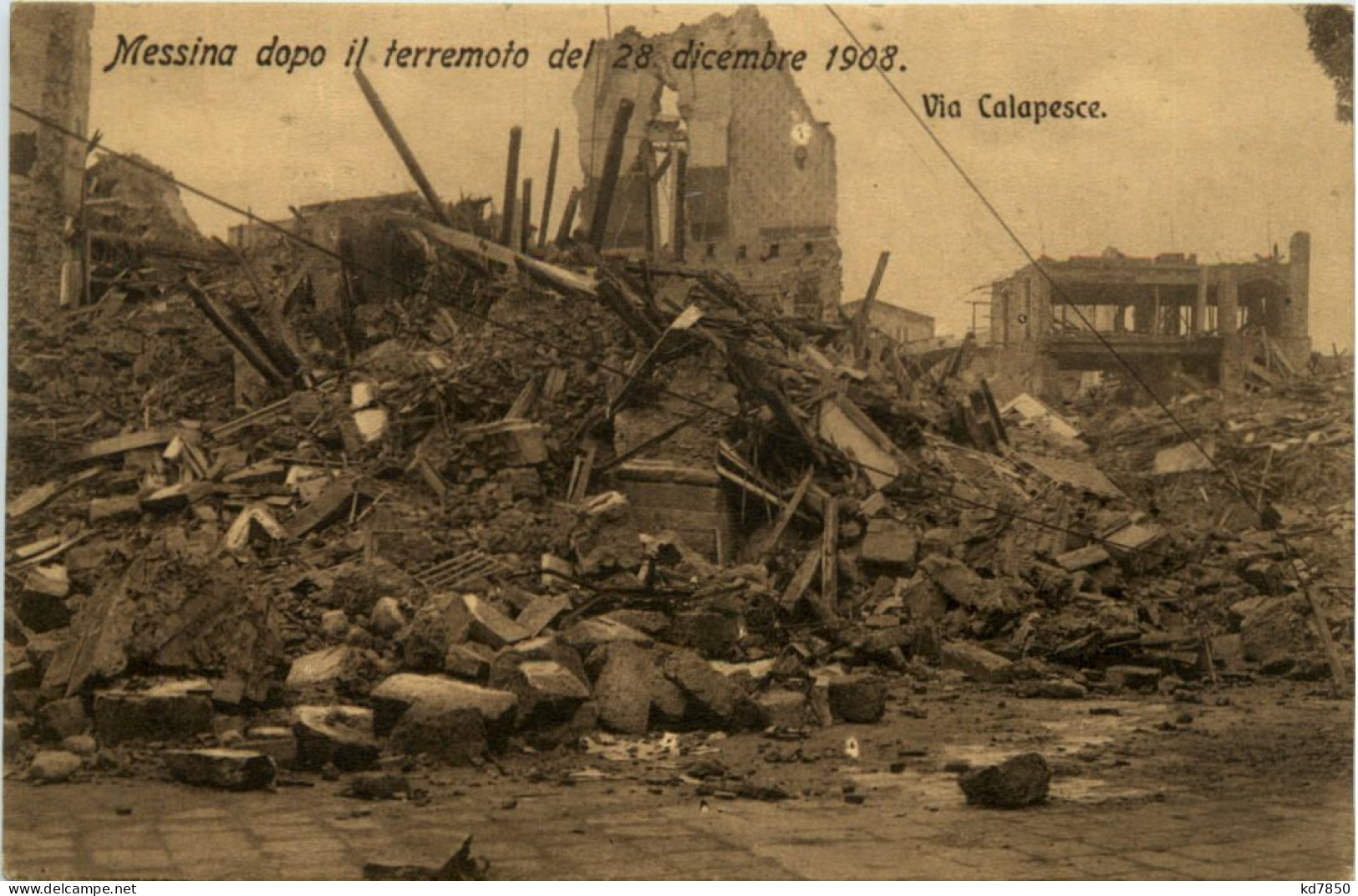 Messina Dopo Il Terremoto 1908 - Messina