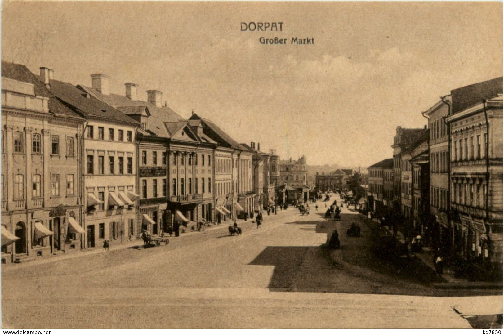 Dorpat - Grosser Markt - Estonia