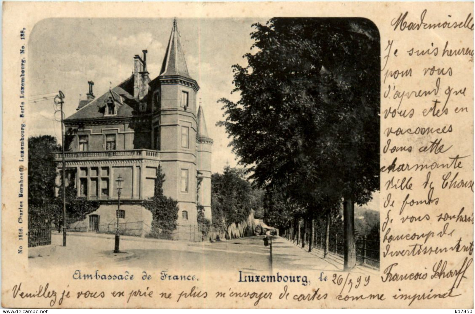 Luxembourg - Ambassace De France - Luxemburg - Stad