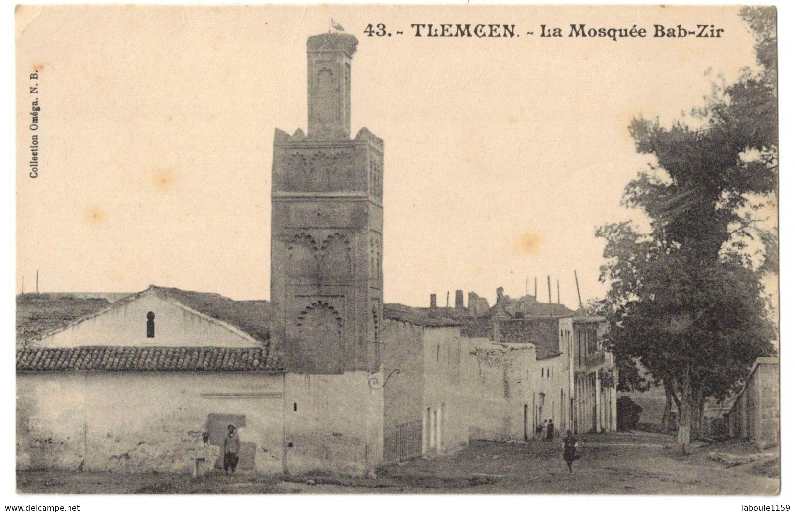 AFRIQUE DU NORD ALGERIE TLEMCEN : LA MOSQUEE BAB ZIR - CIRCULEE DE TAZA - Tlemcen