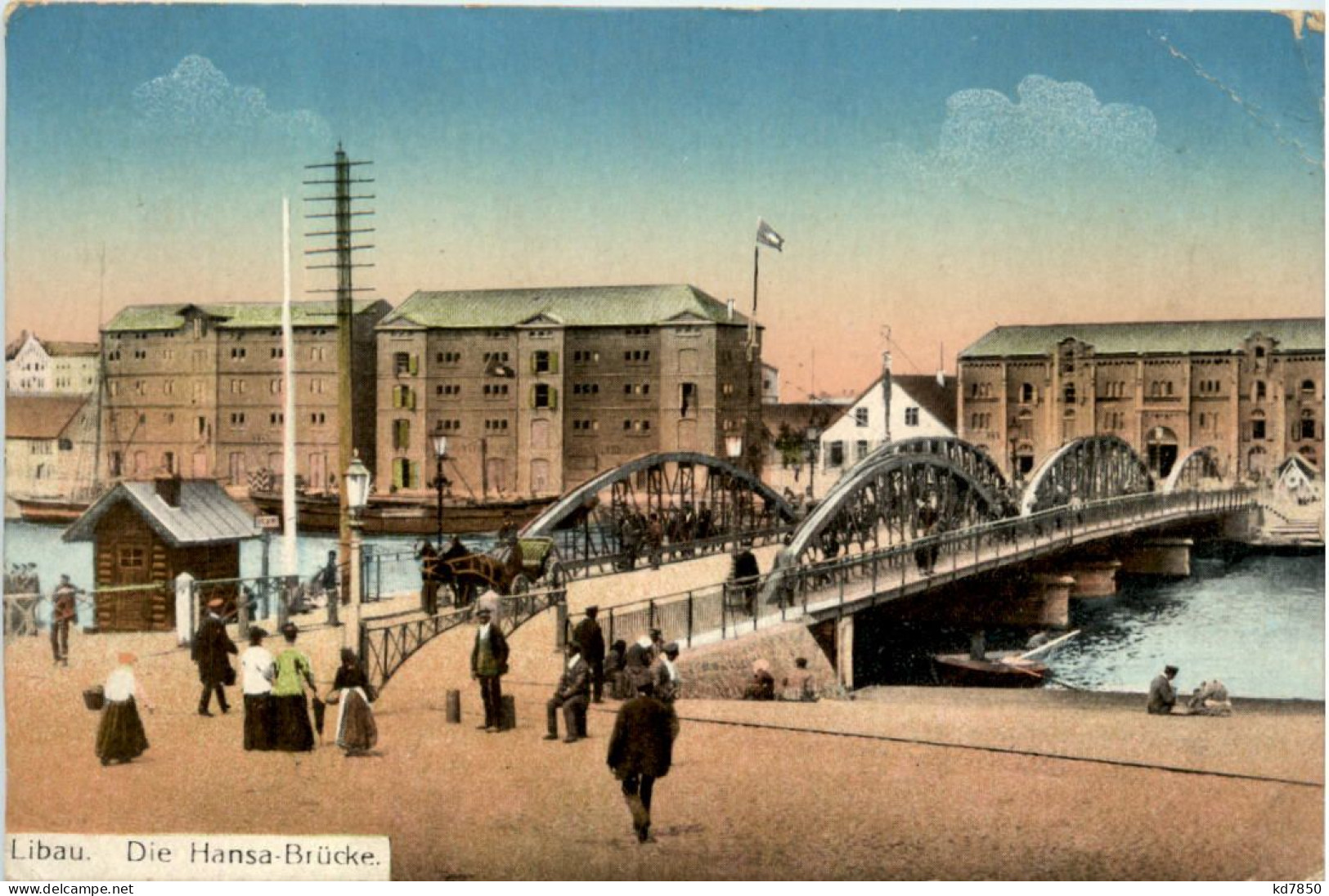 Libau - Die Hansa Brücke - Latvia