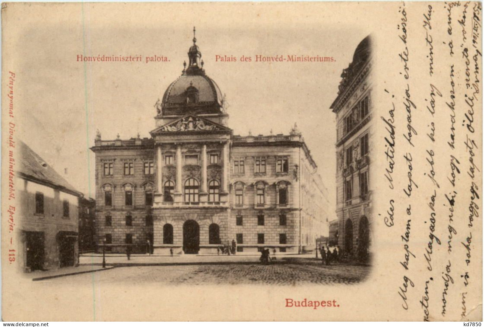 Budapest - Palais Des Honved Ministeriums - Ungheria