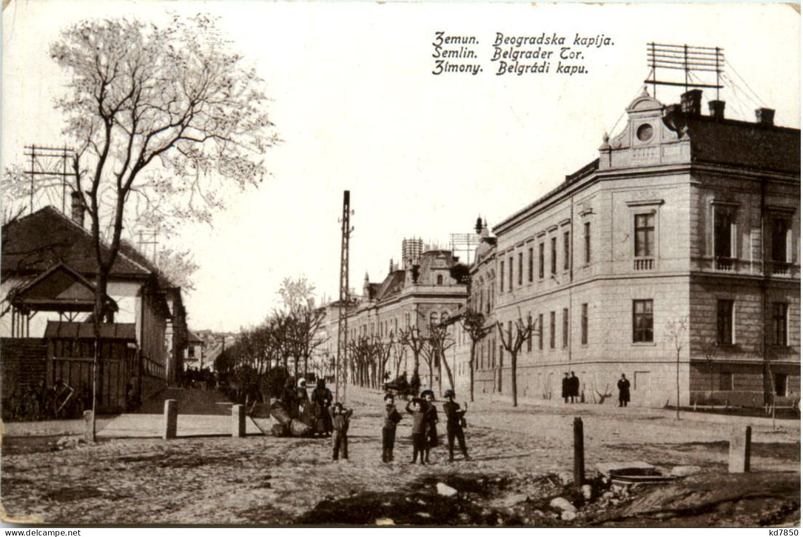 Zemun - Semlin Zimony - Feldpost 25. Reserve Division - Serbien