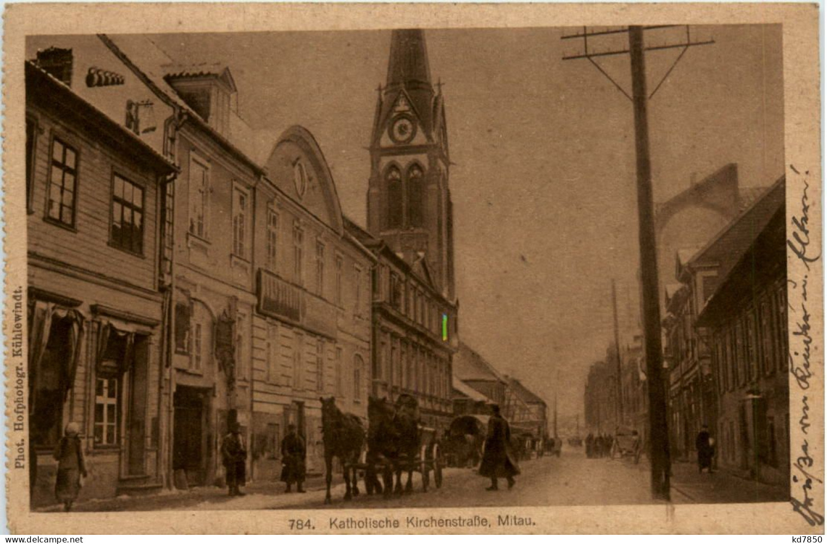 Mitau - Katholische Kirchenstrasse - Lettonie