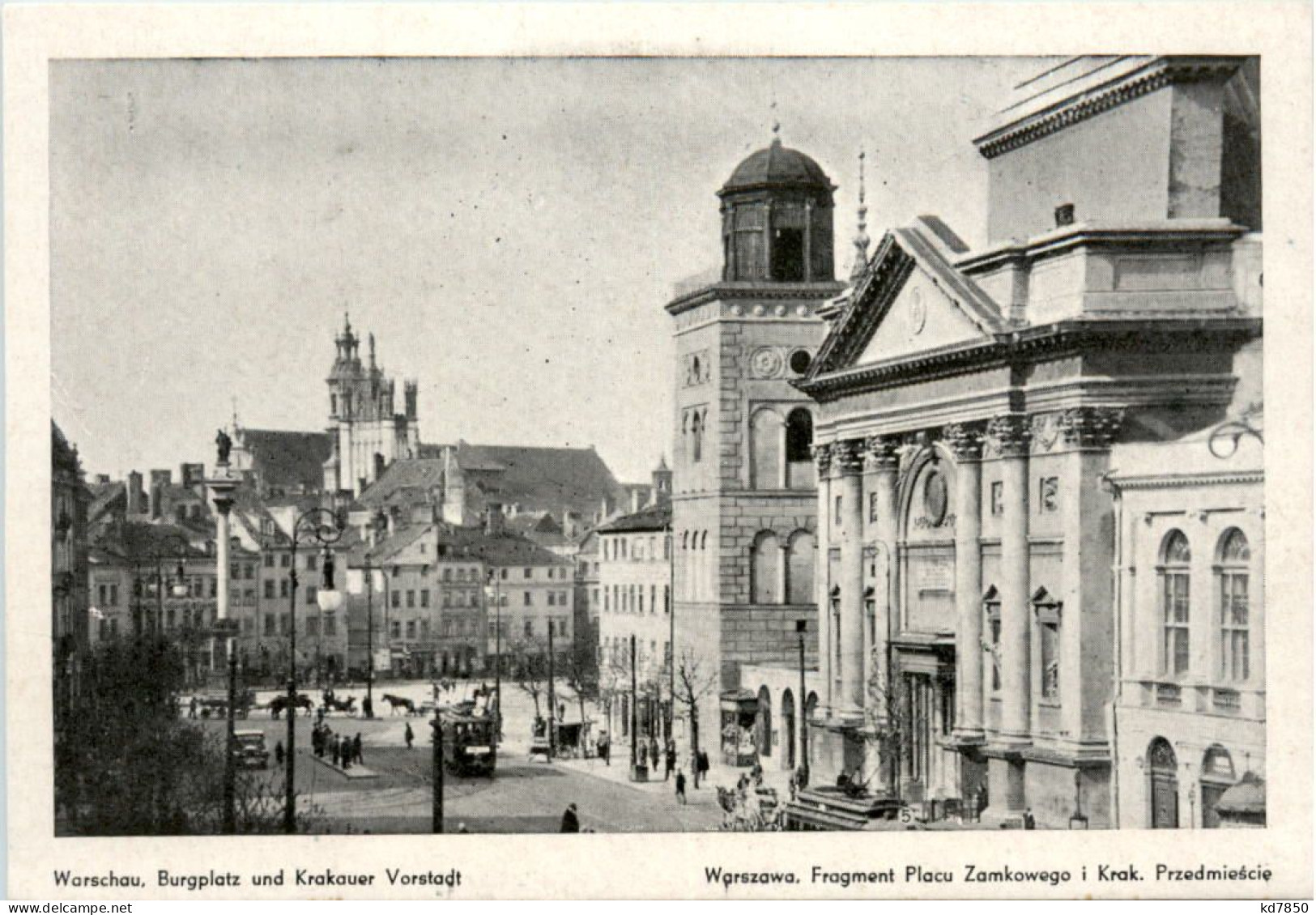 Warschau - Burgplatz Und Krakauer Vorstadt - Polen