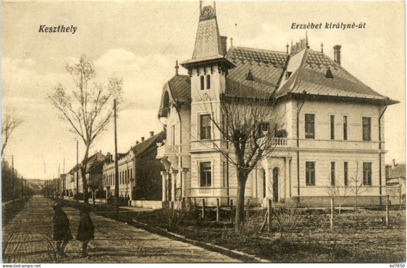 Keszthely - Erzsebet Kiralyne-ut - Hongarije