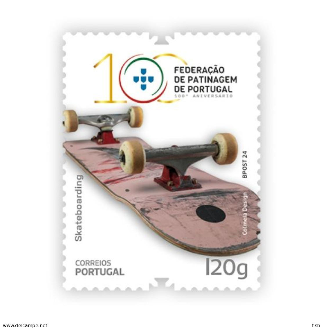 Portugal ** &  100 Years Of The Portuguese Skating Federation, Skateboarding 2024 (61868) - Skateboard