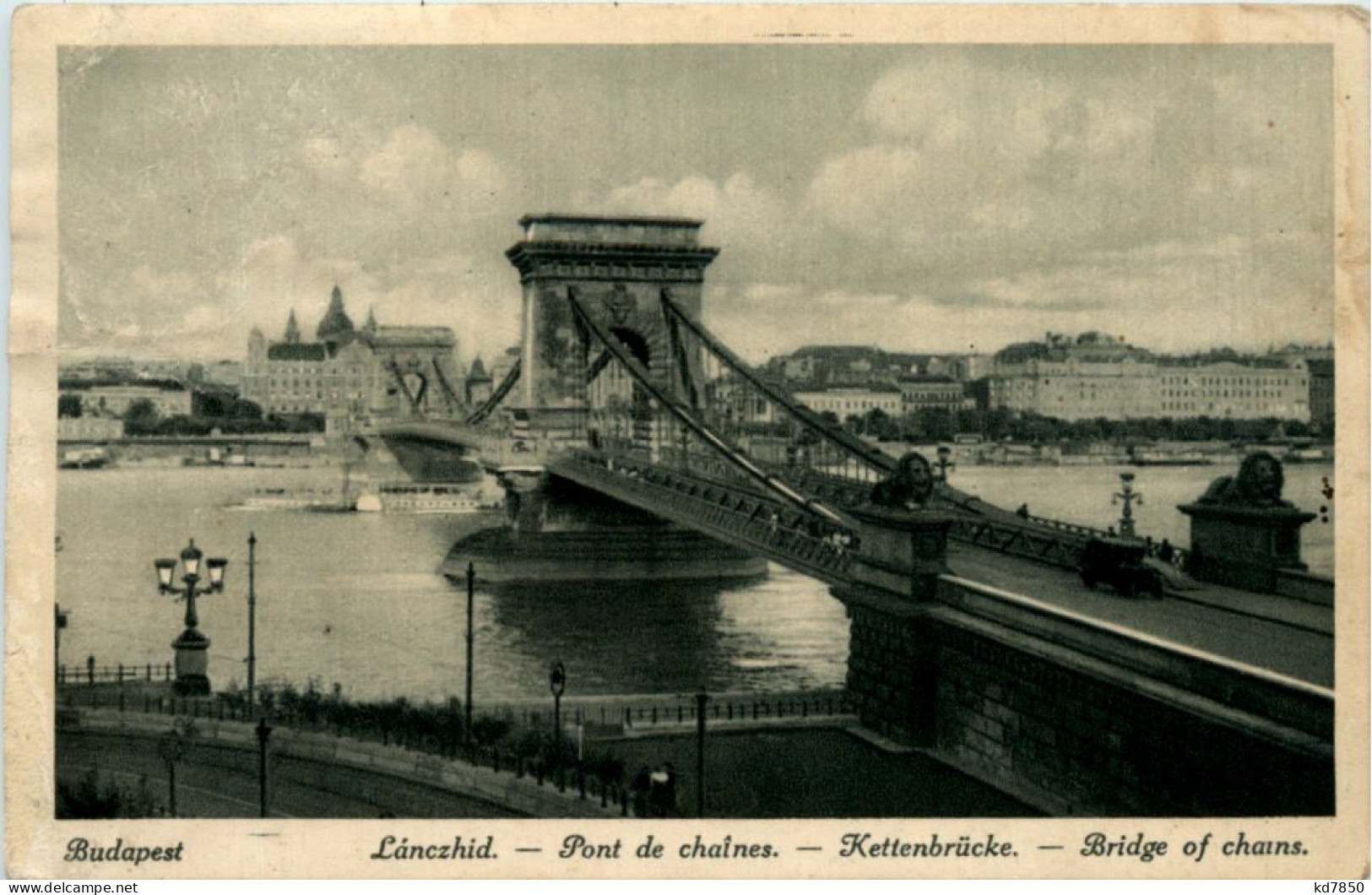 Budapest - Kettenbrücke - Ungarn