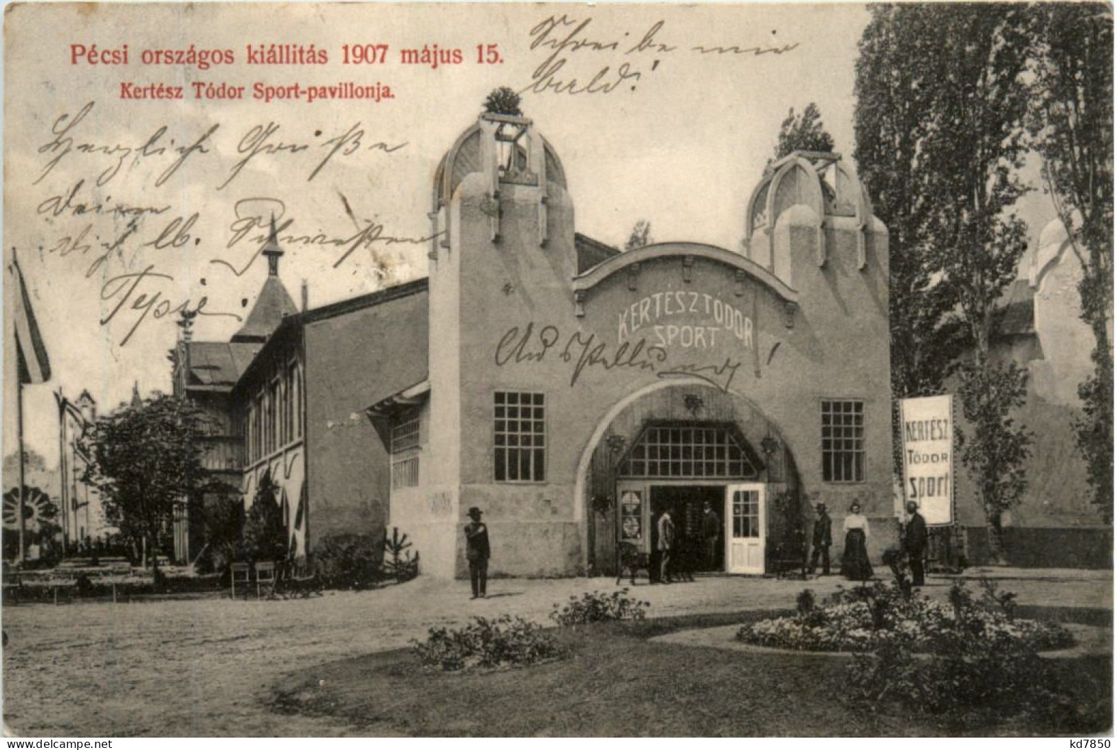 Pecsi Orszagos Kiallitas 1907 Majus 15 - Hungría