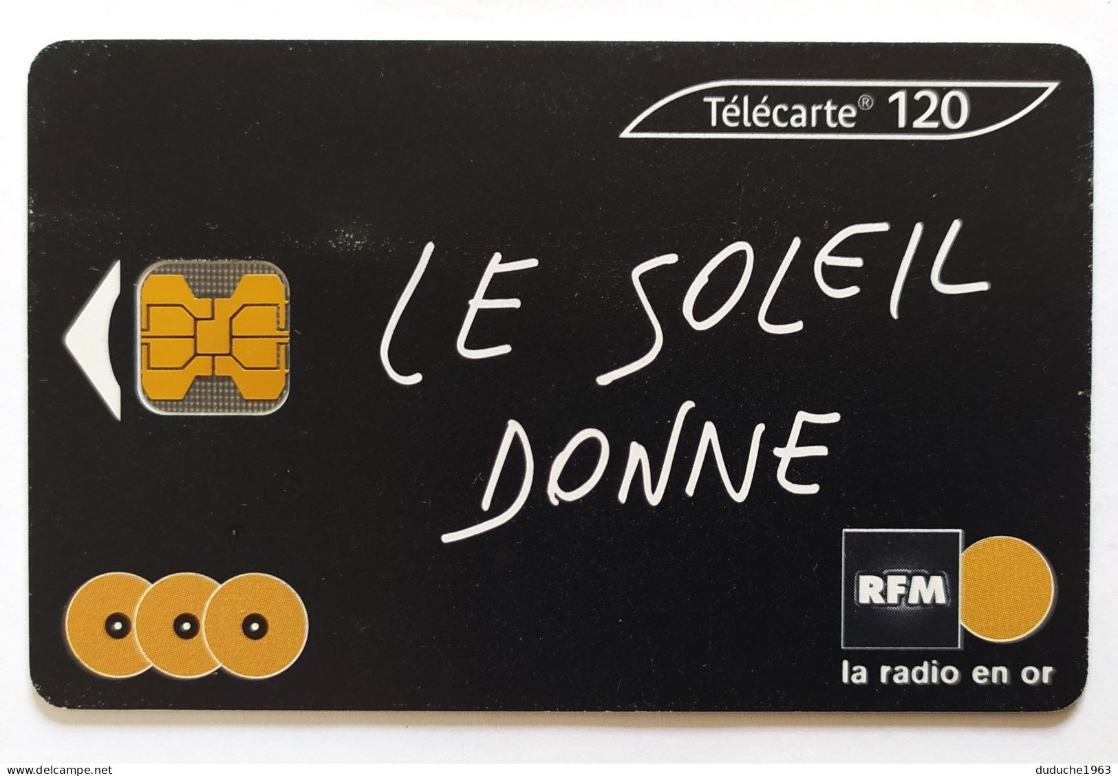 Télécarte France - RFM Le Soleil Donne - Ohne Zuordnung