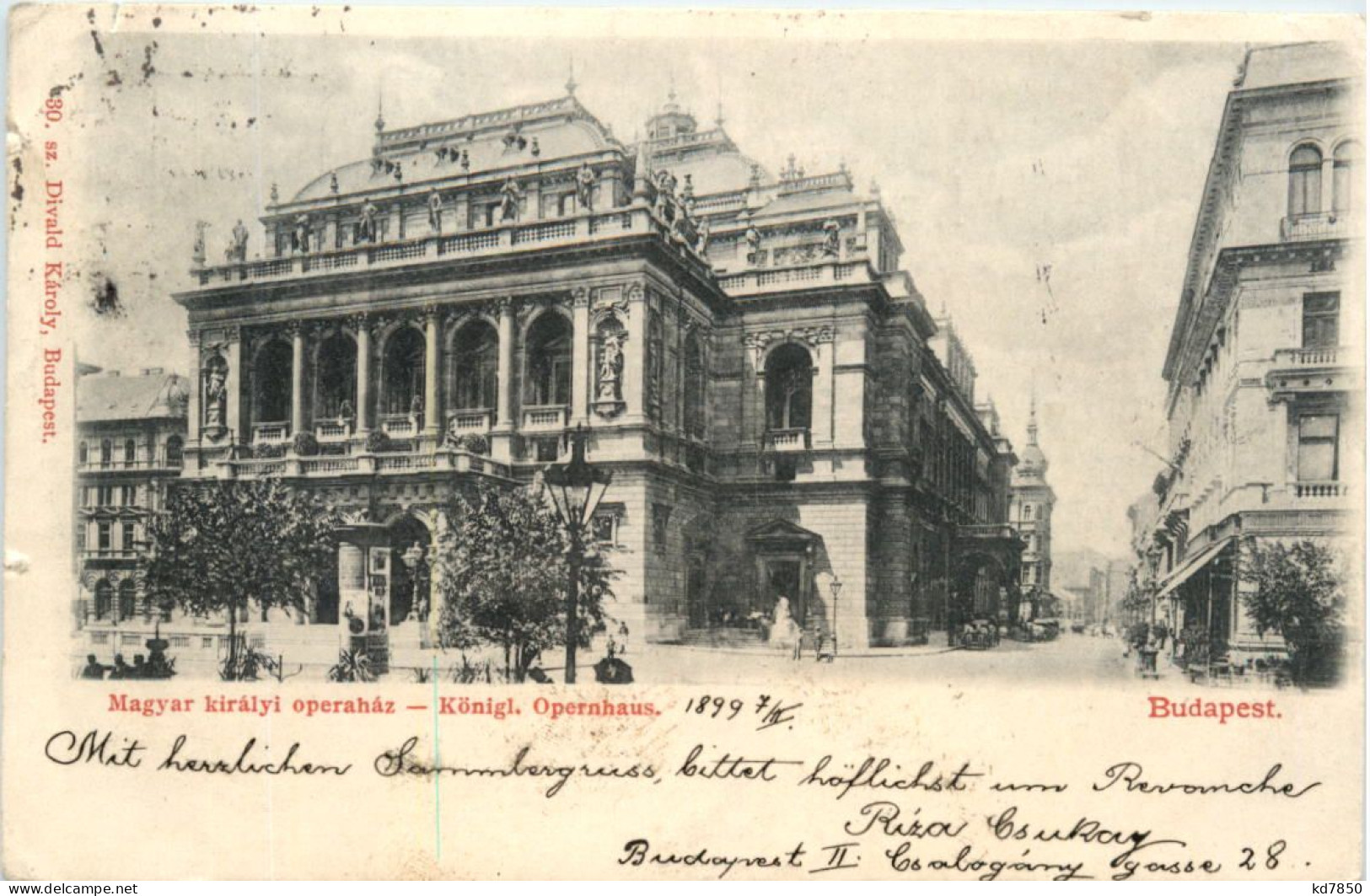 Budapest - Königl. Opernhaus - Ungarn