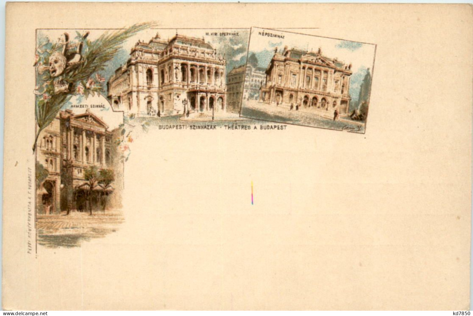 Budapest - Litho - Ganzsache - Ungarn