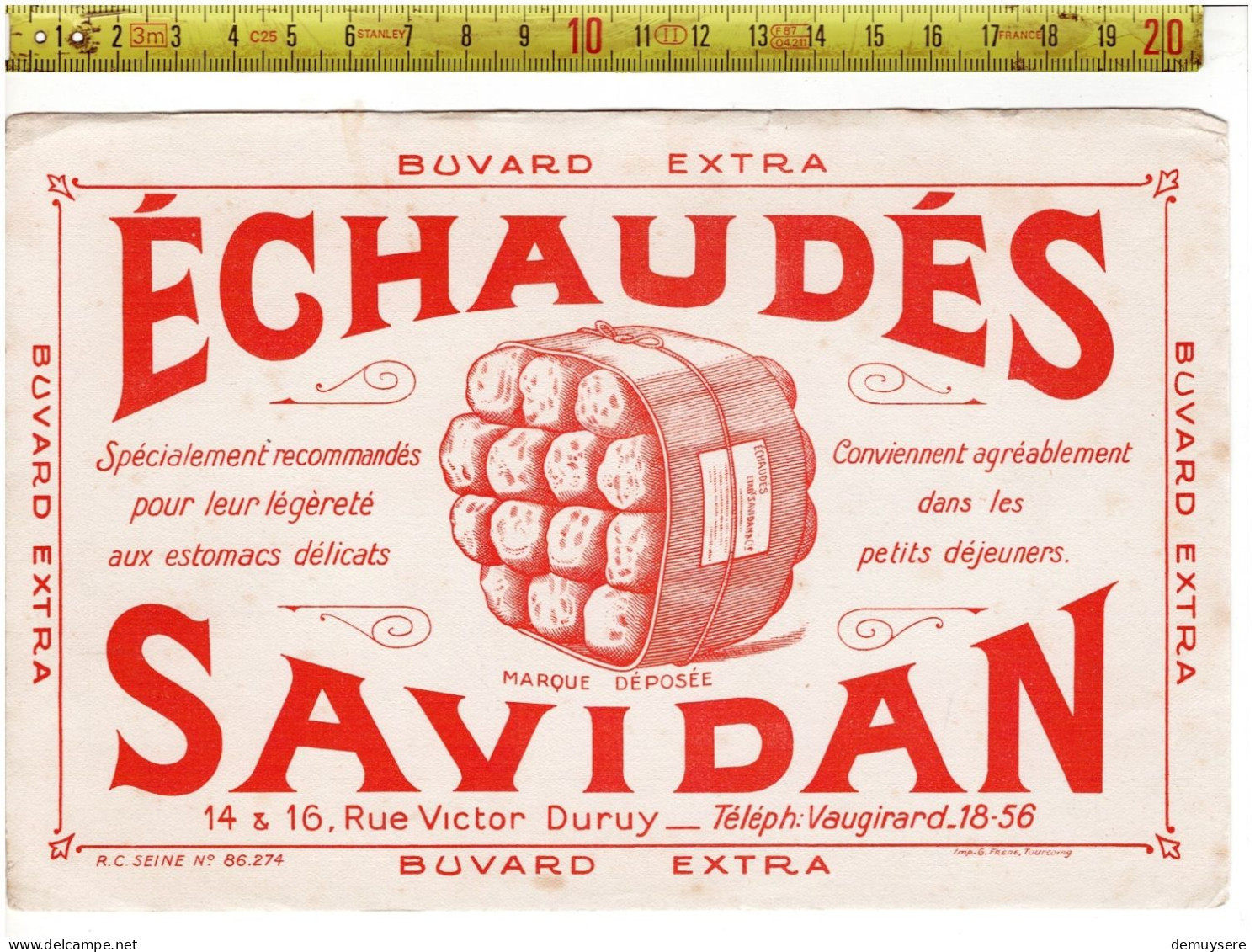 SOLDE 2010 - BUVARD - ÉCHAUDÉS SAVIDAN - Produits Pharmaceutiques