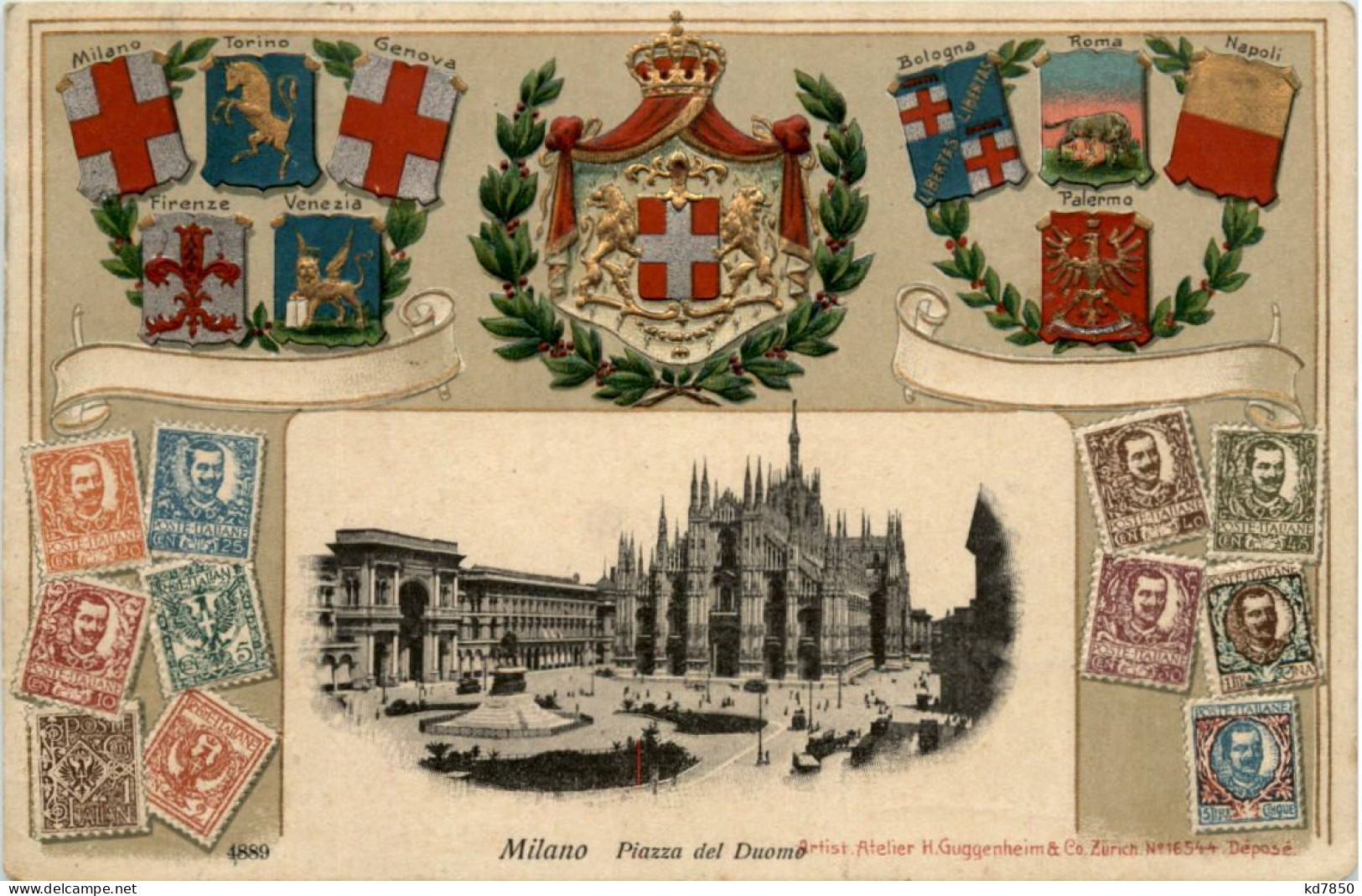 Milano - Litho - Briefmarken - Milano (Mailand)