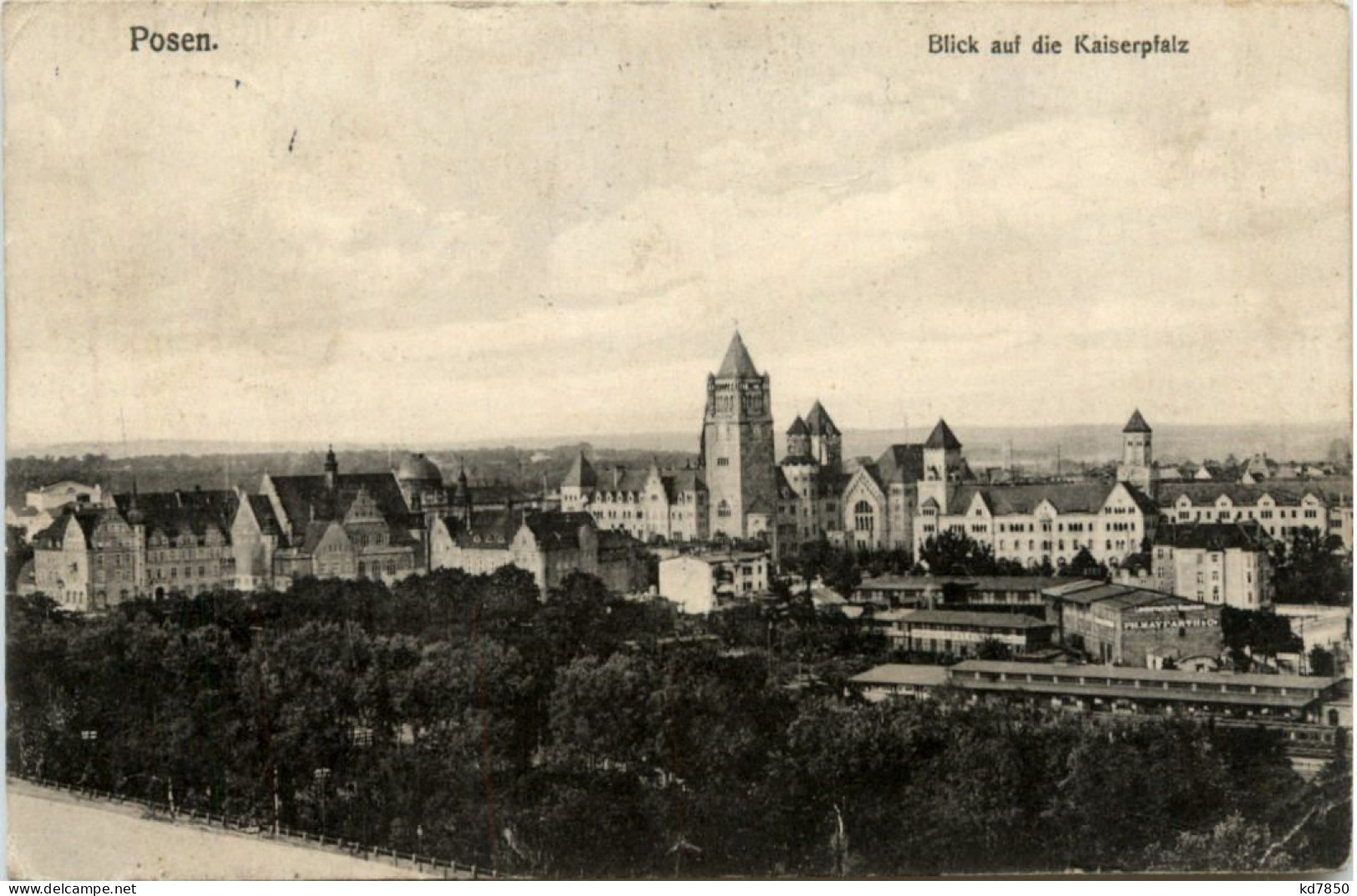 Posen - Blick Auf Die Kaiserpfalz - Posen