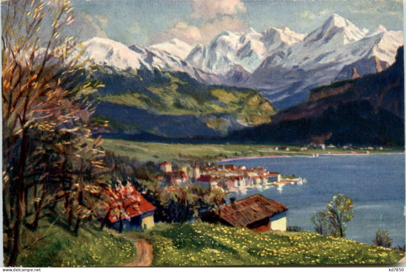 Brienz - Künstlerkarte Kutscha - Brienz