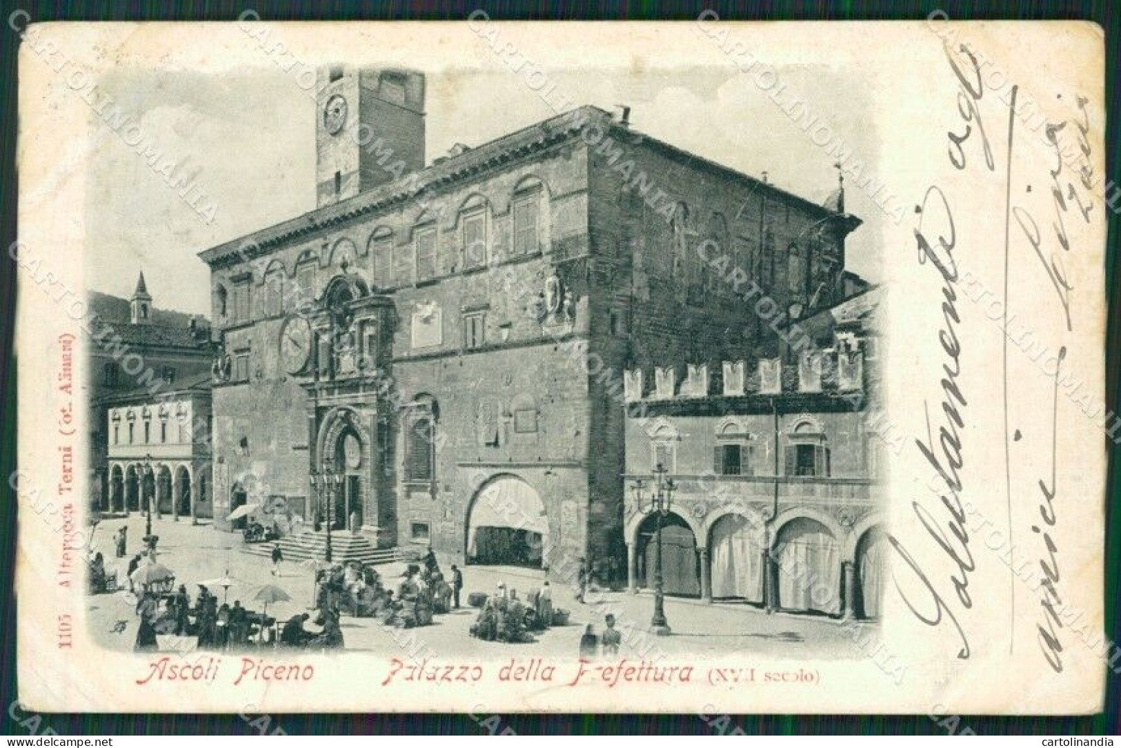 Ascoli Piceno Città Alterocca 1195 PIEGHINE Cartolina QK6285 - Ascoli Piceno