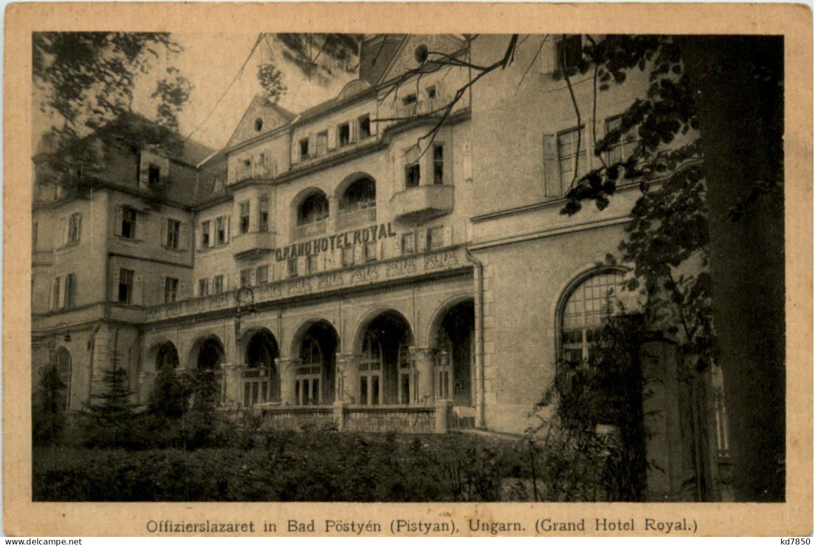 Offizierslazarett In Bad Pöstyen - Grand Hotel - Slovakia