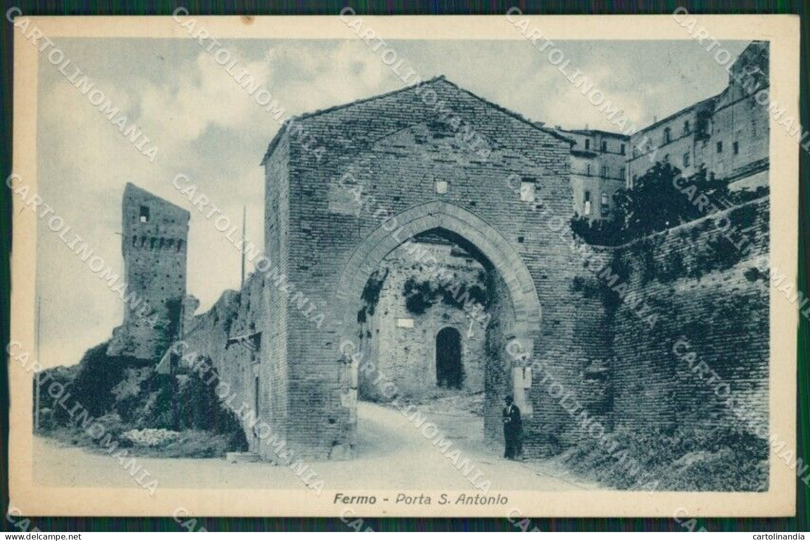 Ascoli Piceno Fermo Porta Sant'Antonio Cartolina QK6380 - Ascoli Piceno