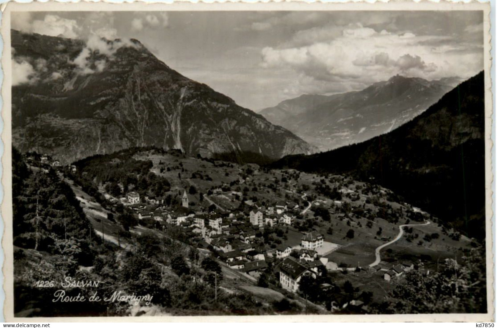 Salvan - Route De Martigny - Salvan