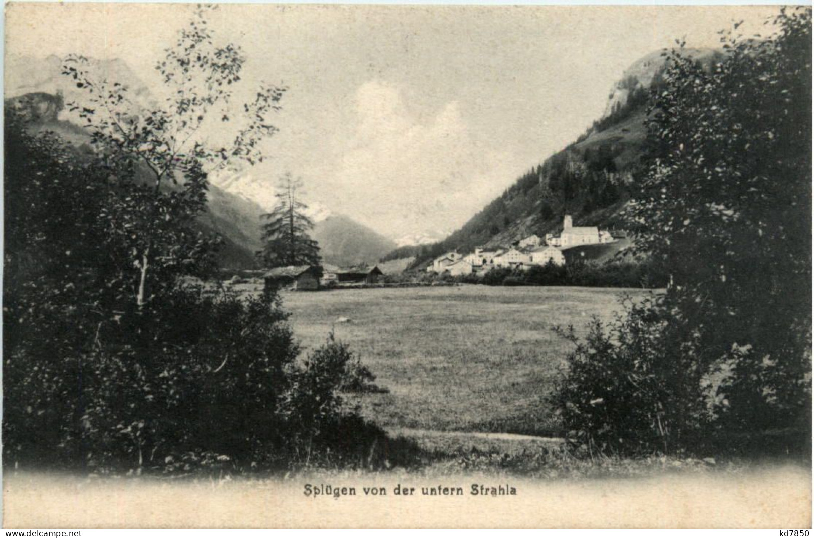 Splügen Von Der Unteren Strahla - Splügen