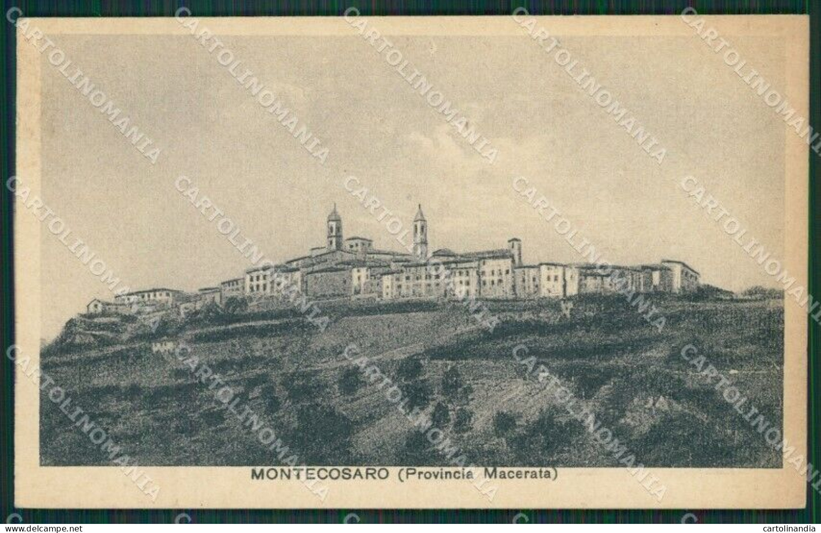 Macerata Montecosaro Cartolina QK6564 - Macerata
