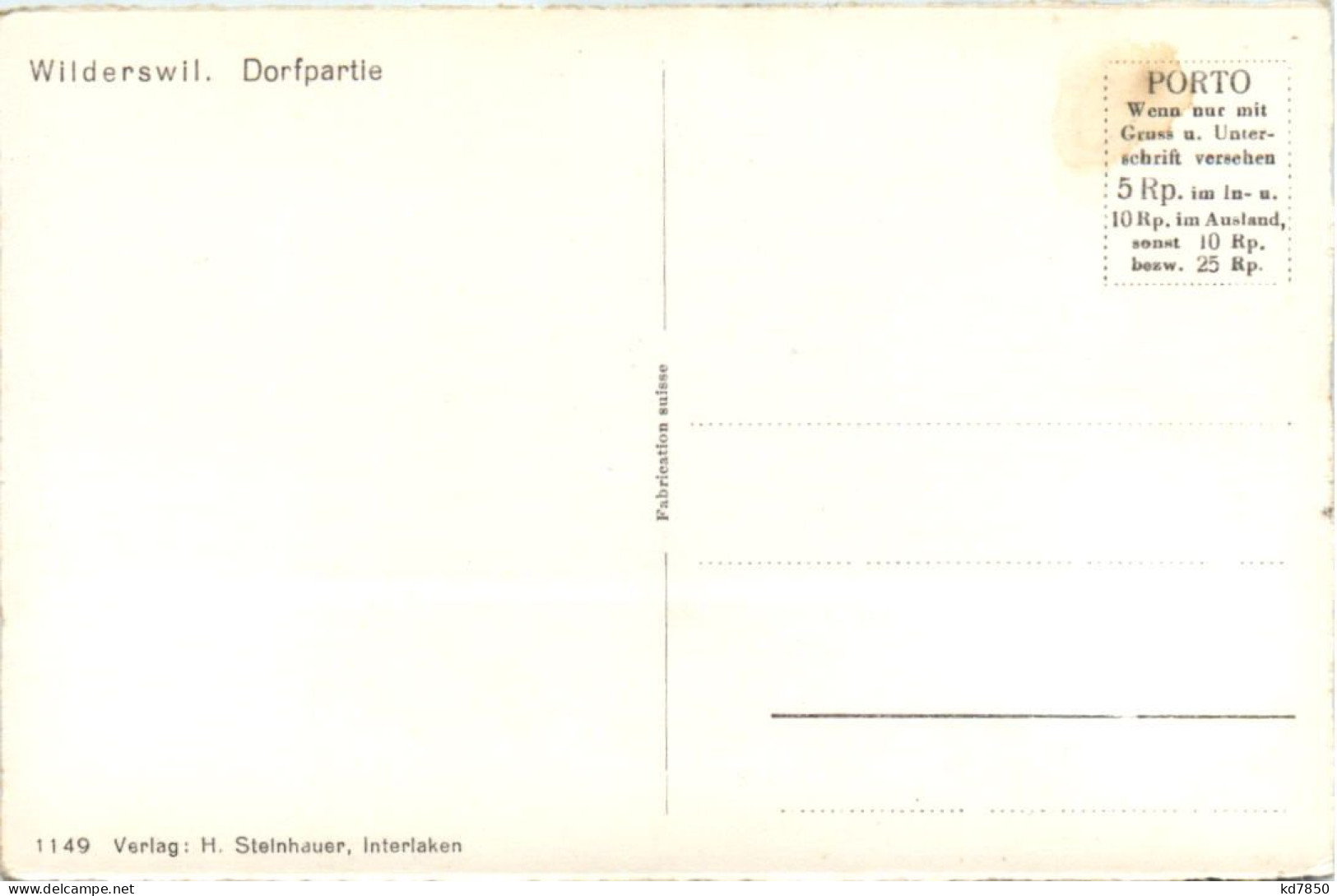 Wilderswil - Dorfpartie - Wilderswil