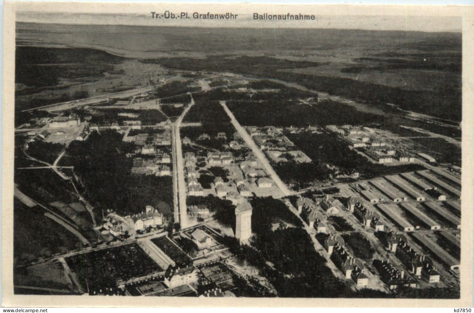 Truppen Übungsplatz Grafenwöhr - Ballonaufnahme - Grafenwöhr