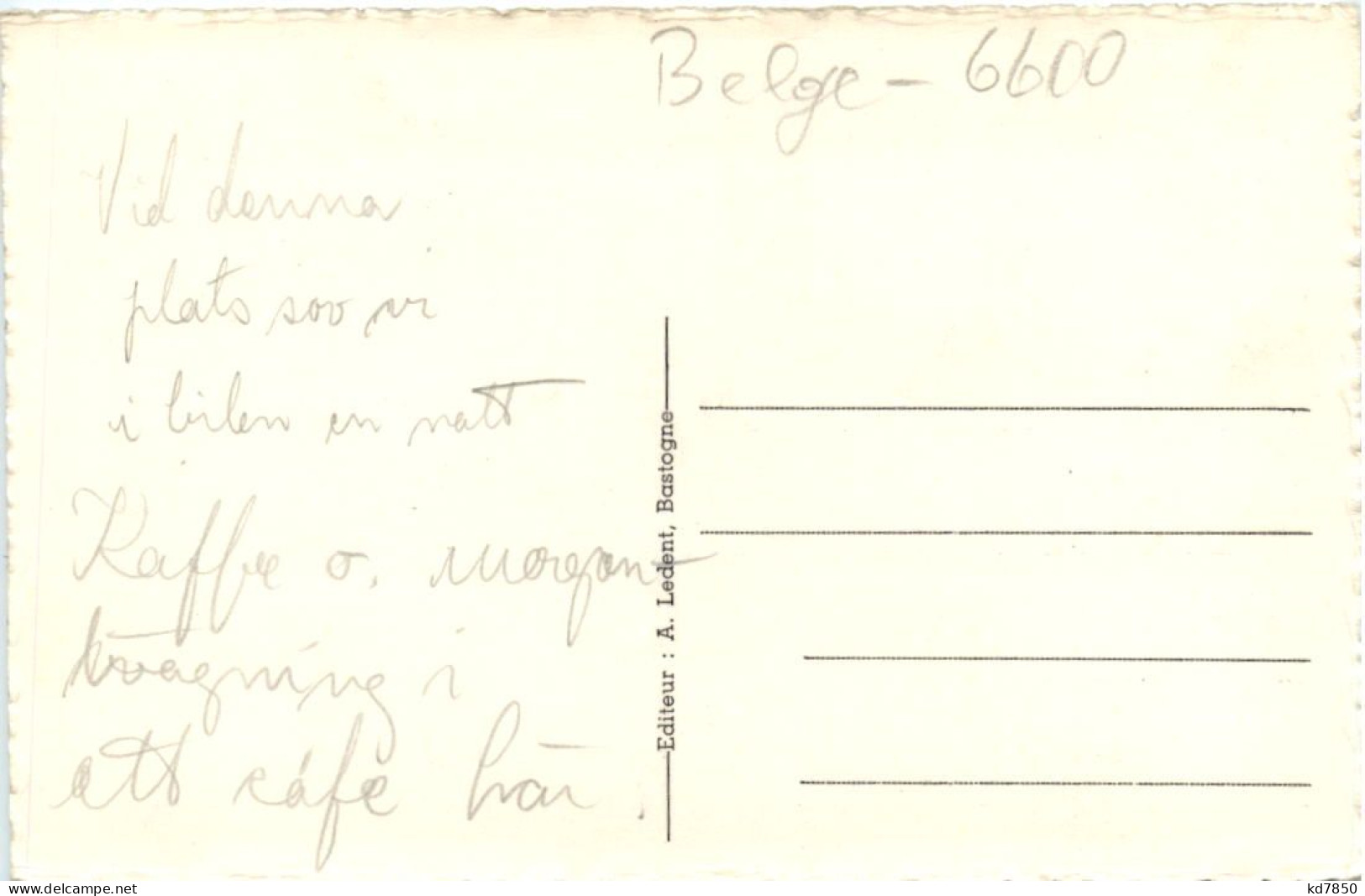 BAstogne - Lace General Mac Auliffe - Bastogne