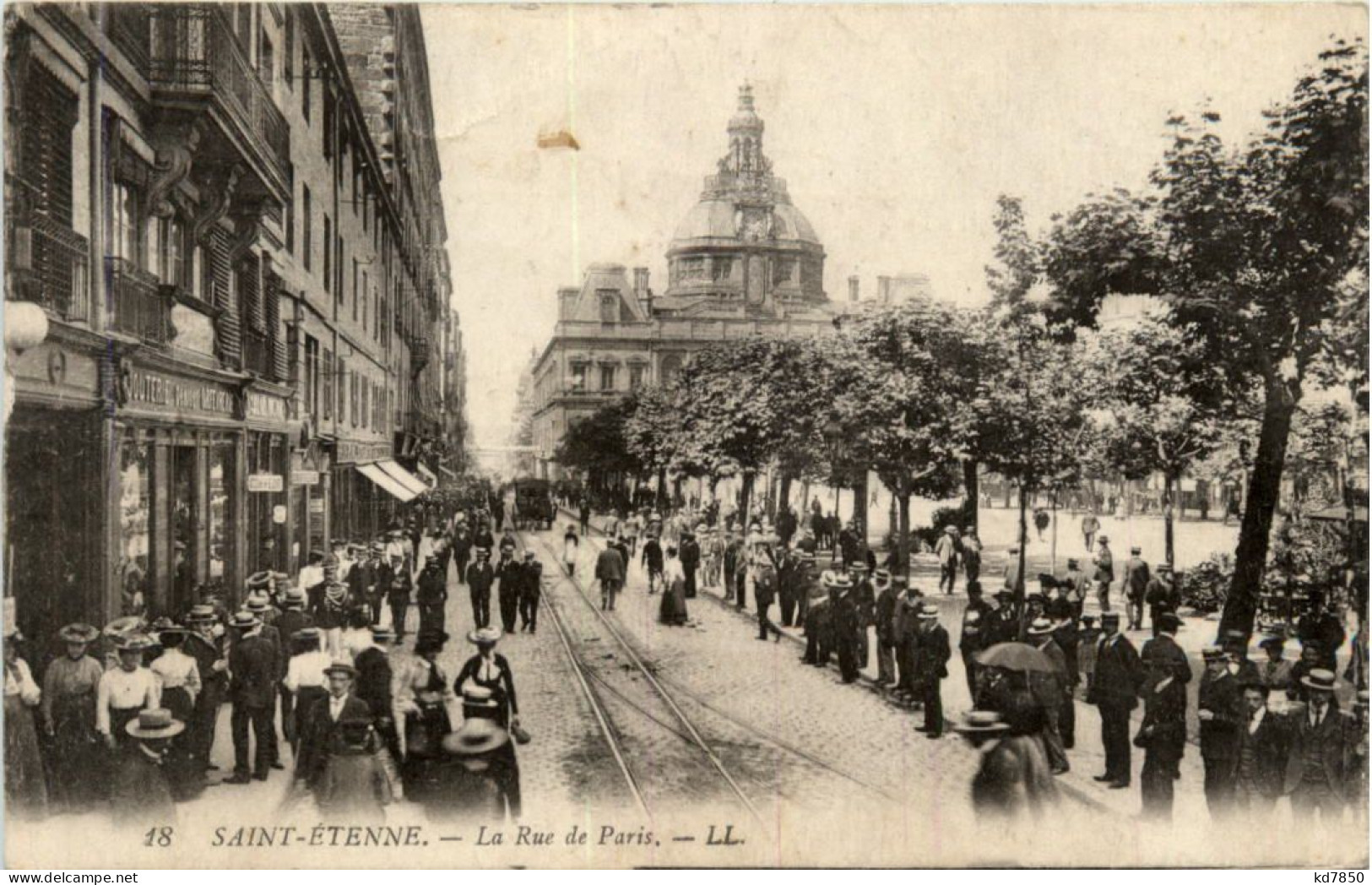 Saint Etenne - La Rue De Paris - Saint Etienne