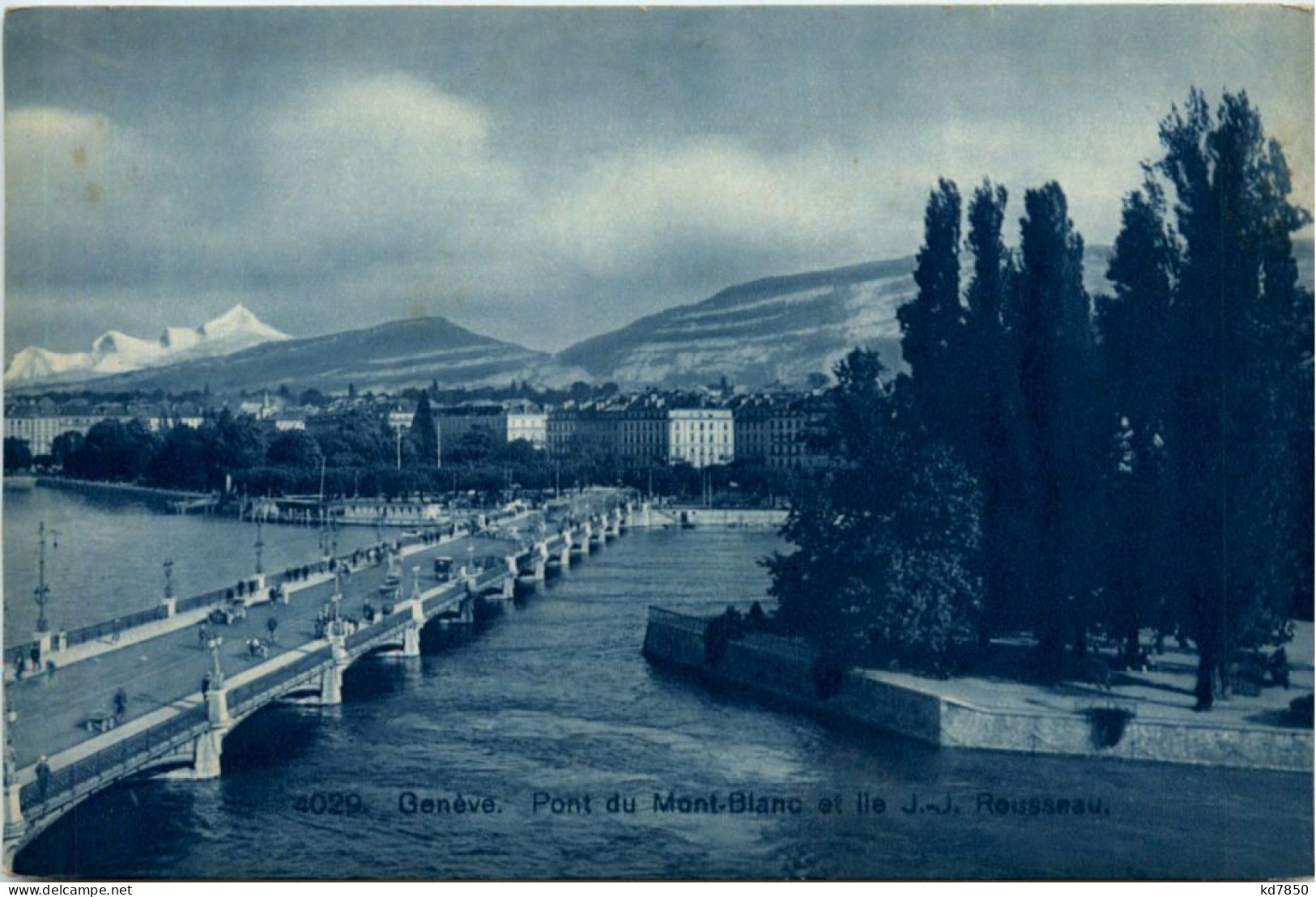 Geneve - Pont Du Mont Blanc - Genève