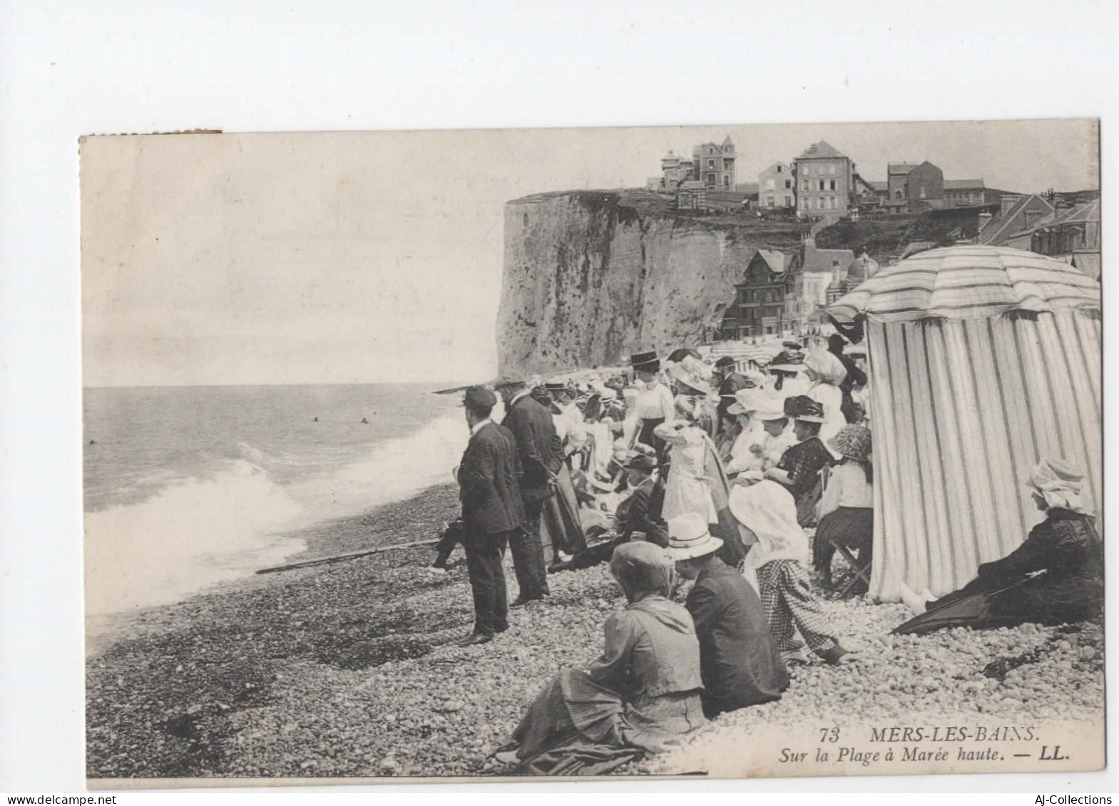 AJC - Mers Les Bains - Sur La Plage à Marée Haute - Mers Les Bains