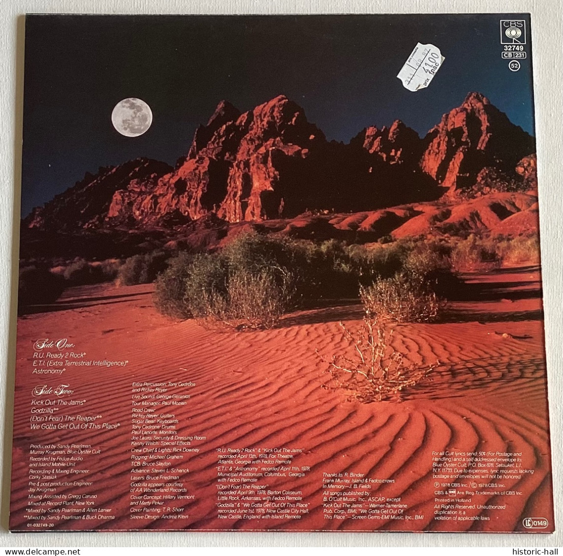 BLUE ÖYSTER CULT - Some Enchanted Evening - LP - 1978 - Holland Press - Rock
