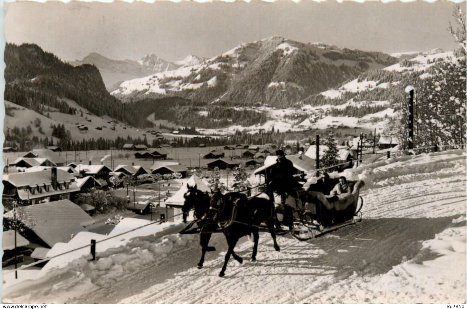 Gstaad - Pferdeschlitten - Gstaad