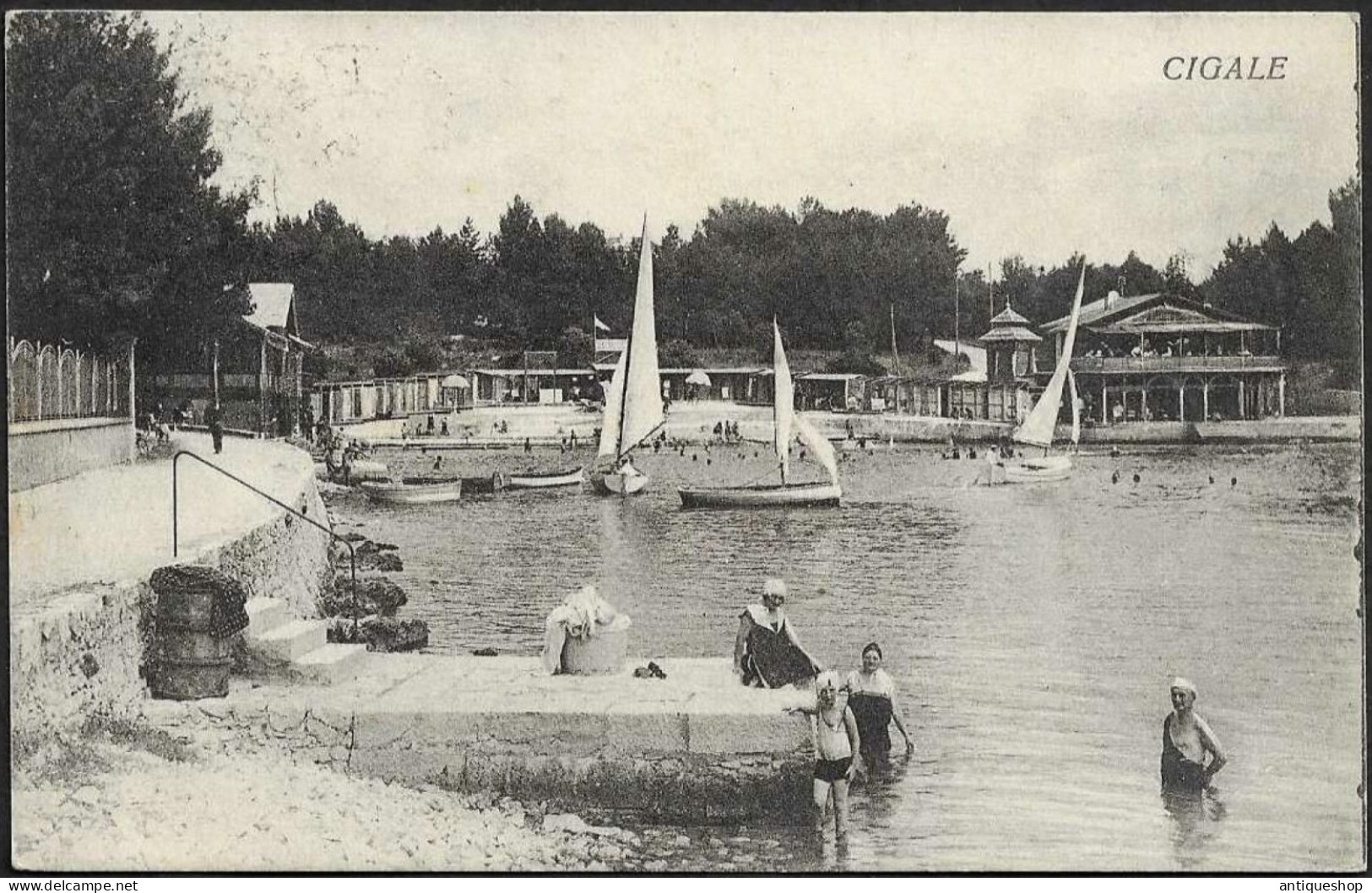 Croatia-----Mali Losinj (Lussinpiccolo)-----old Postcard - Croatie