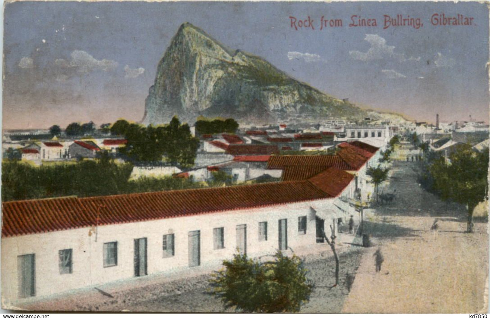 Gibraltar - Rock From Linea Bullring - Gibilterra