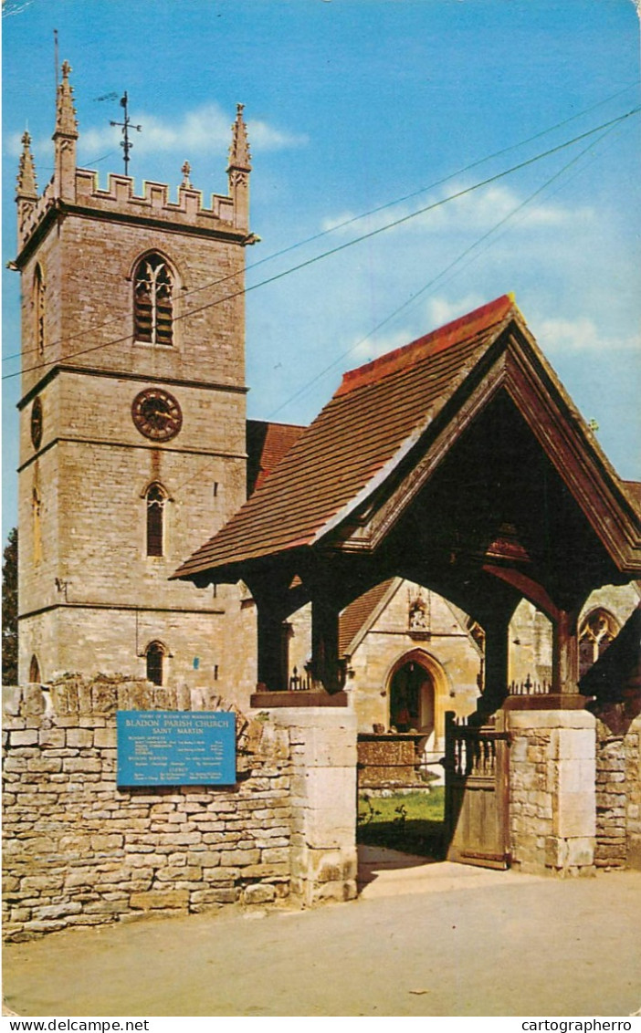 England Bladon Oxfordshire - Parish Church - Sonstige & Ohne Zuordnung