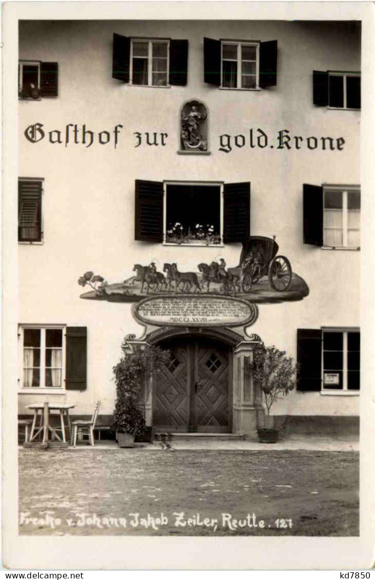 Reutte - Gasthof Zur Goldenen Krone - Rattenberg