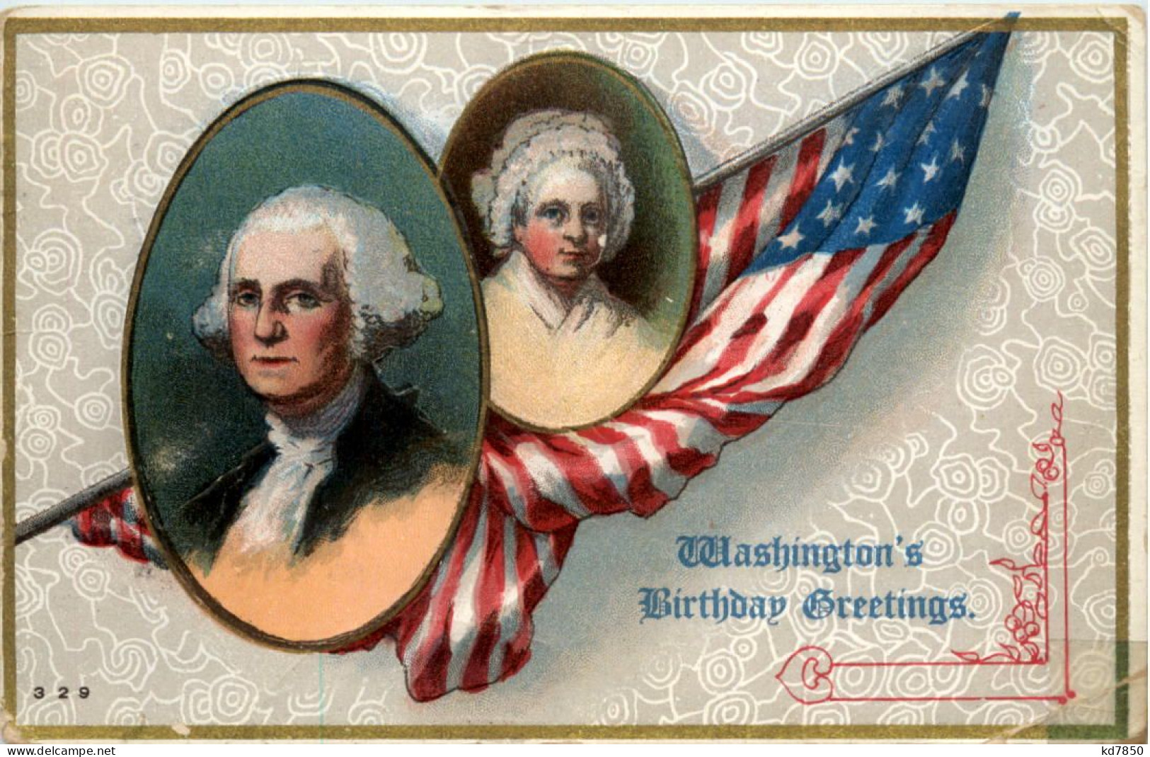 Washington Birthday Greetings - Presidents