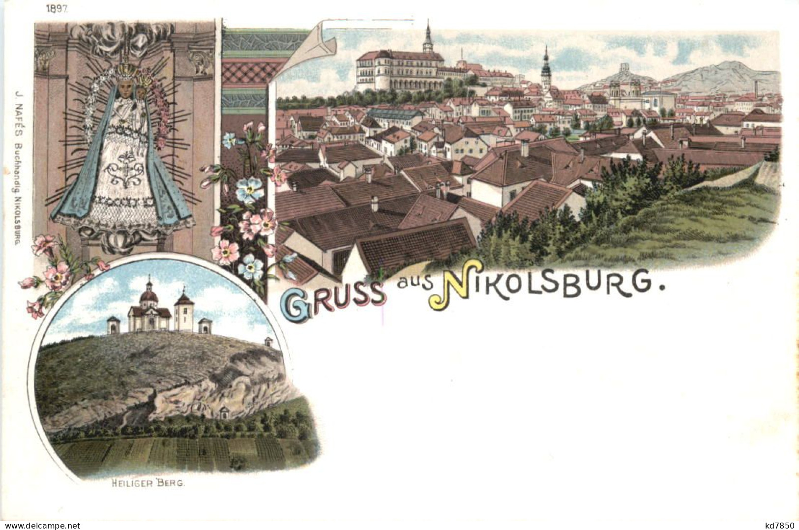 Gruss Aus Nikolsburg - Litho - Boehmen Und Maehren