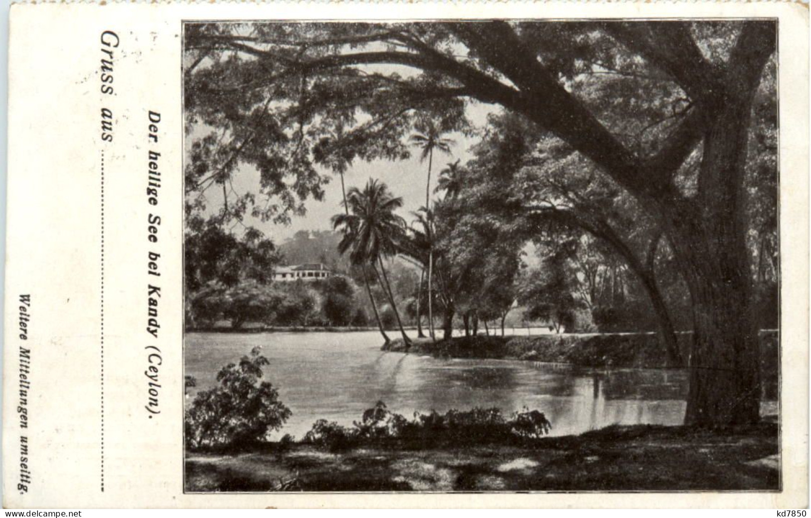 Ceylon - Der Heilige See Bei Kandy - Sri Lanka (Ceylon)